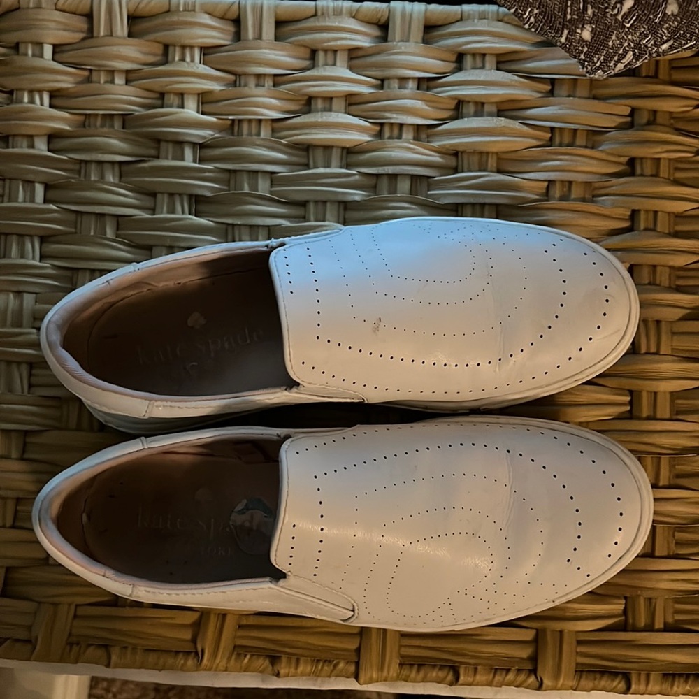 White Kate spade shoes